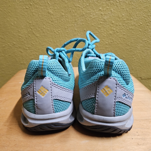 Columbia Kids Teal and Gray Sneakers - Picture 3 of 6